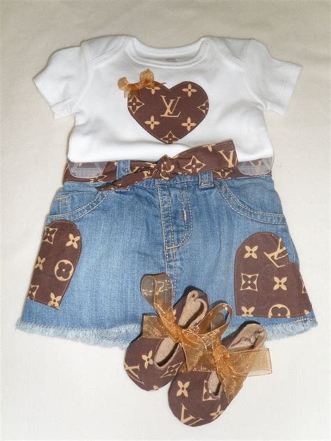 louis vuitton clothes for baby girl|louis vuitton baby outfits.